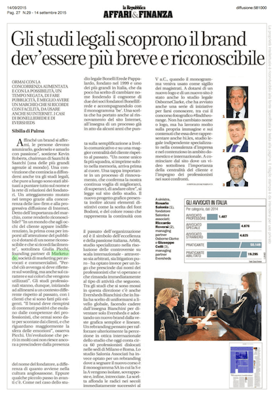 Gli studi legali scoprono il brand_Giulia Picchi
